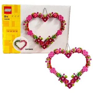LEGO Corazón Decorativo – 254 Piezas para Crear y Exhibir