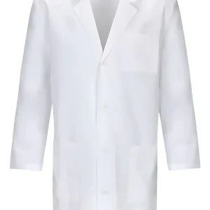 Bata de Laboratorio Blanca Unisex – Uniforme Médico 100% Algodón