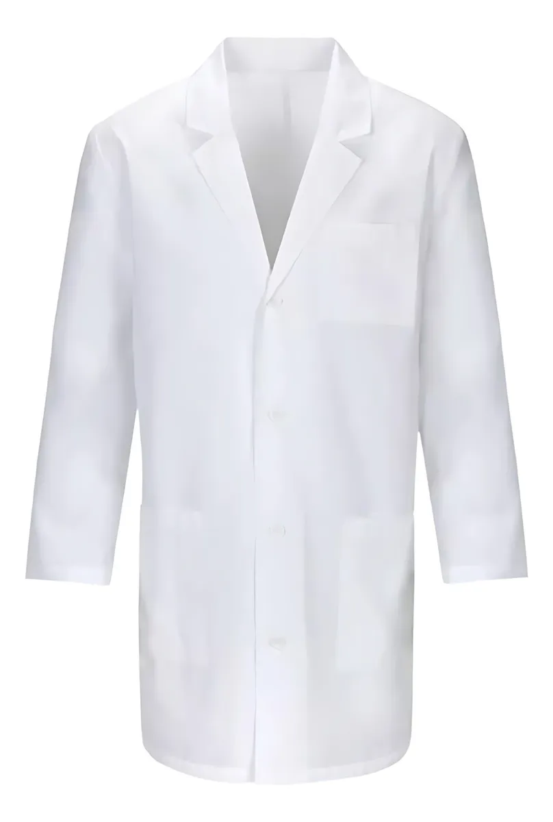 Bata de Laboratorio Blanca Unisex – Uniforme Médico 100% Algodón